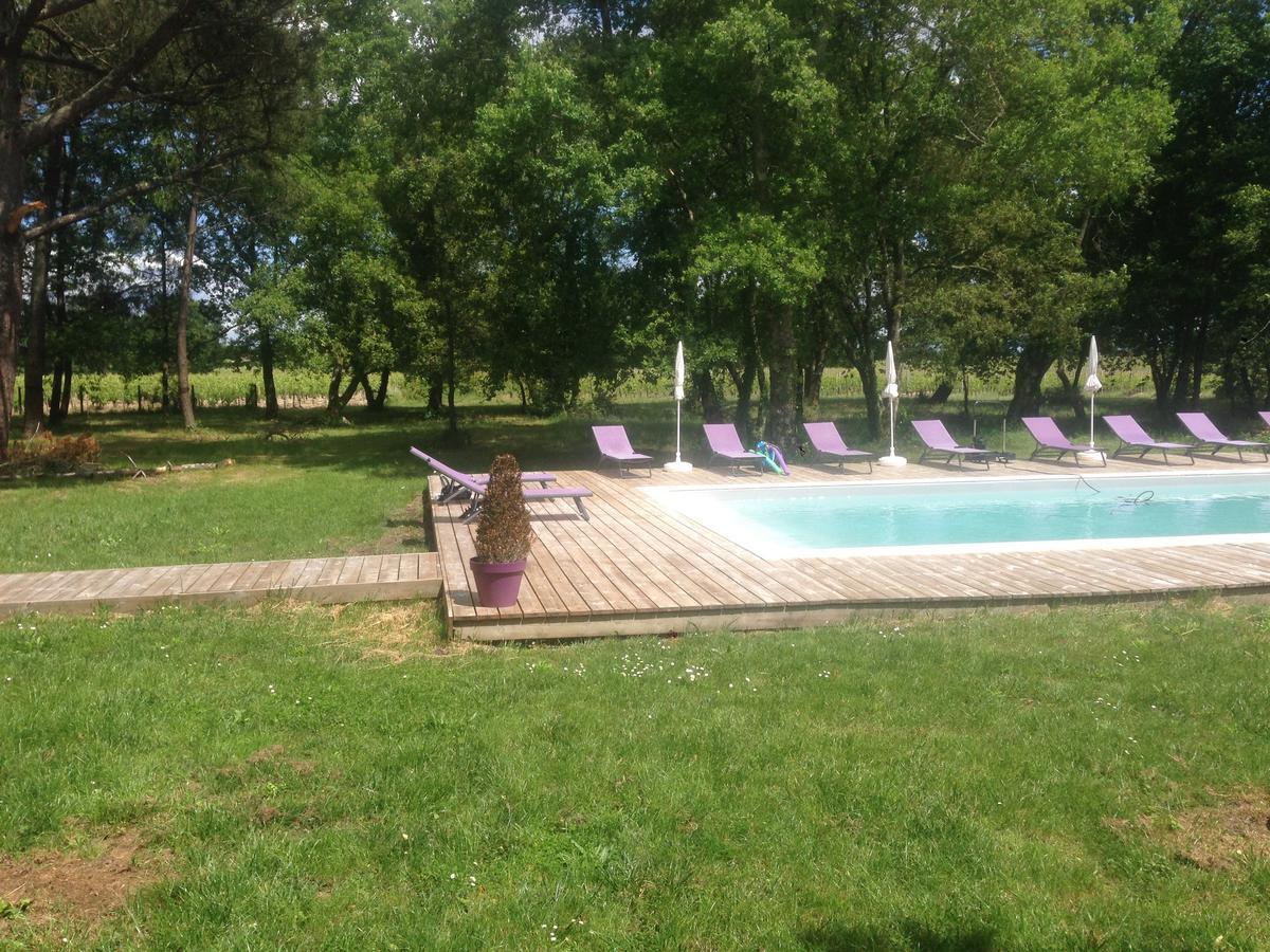 Moulis-en-Médoc Domaine De Giron Bed & Breakfast エクステリア 写真