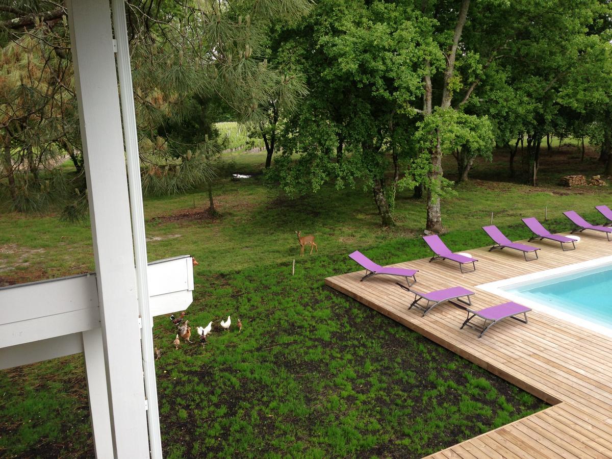 Moulis-en-Médoc Domaine De Giron Bed & Breakfast エクステリア 写真